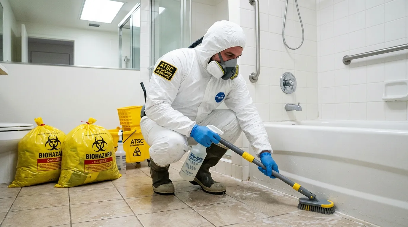 Decontamination equipment deployed for Blood Cleanup in Central Islip